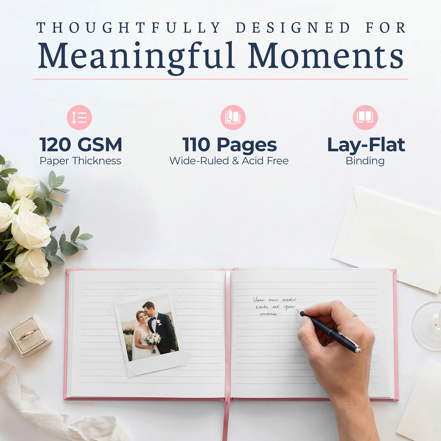 All Occasion Guestbook - Pastel Pink